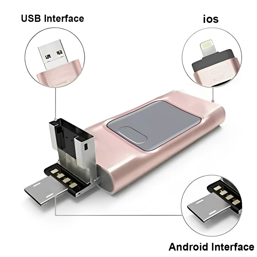 4-in-1 Hochgeschwindigkeits-USB-Multi-Drive-Flash-Laufwerk