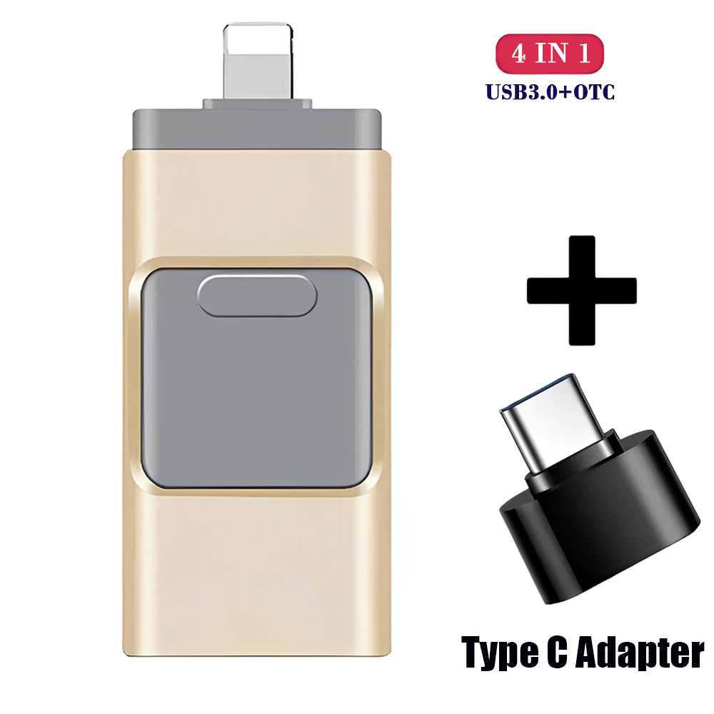 4-in-1 Hochgeschwindigkeits-USB-Multi-Drive-Flash-Laufwerk