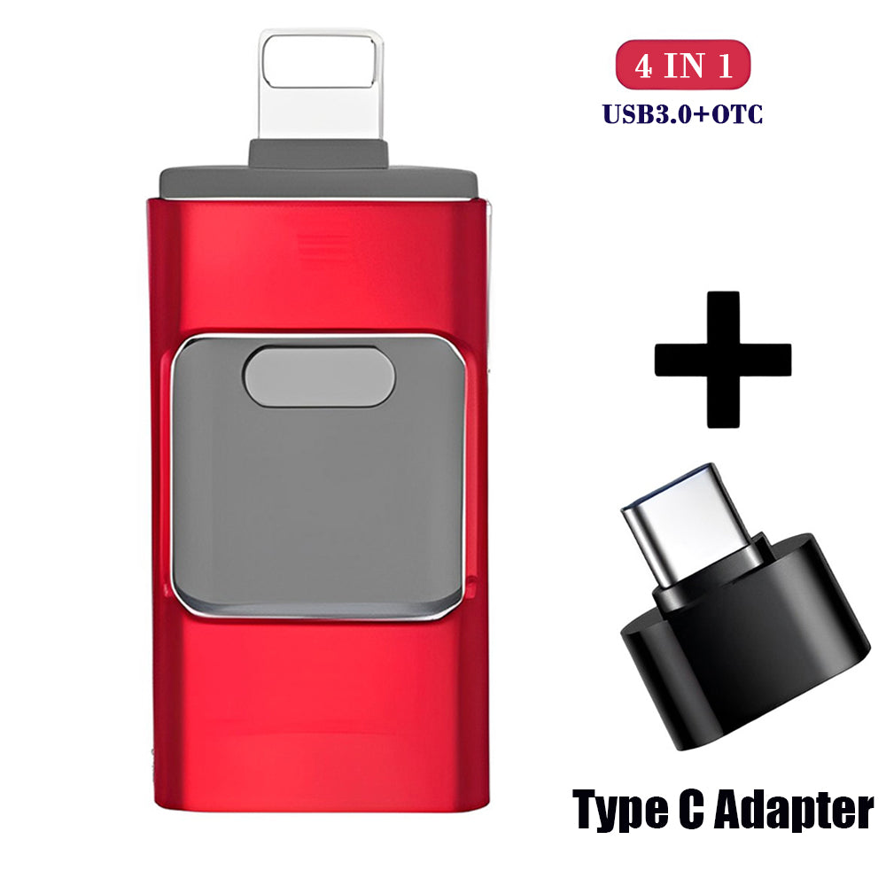 4-in-1 Hochgeschwindigkeits-USB-Multi-Drive-Flash-Laufwerk