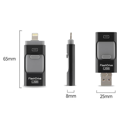 4-in-1 Hochgeschwindigkeits-USB-Multi-Drive-Flash-Laufwerk