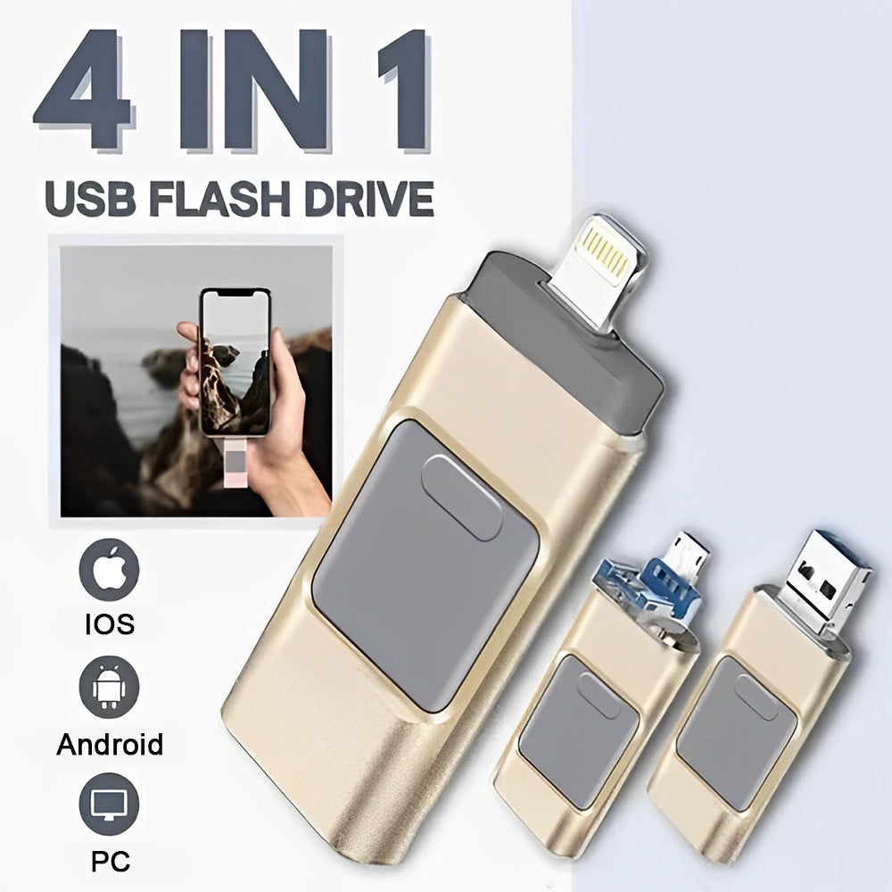 4-in-1 Hochgeschwindigkeits-USB-Multi-Drive-Flash-Laufwerk