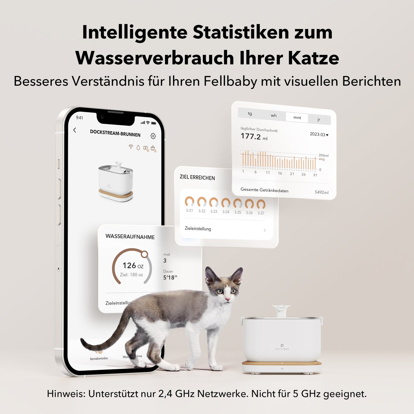 Dockstream Intelligenter Katzenbrunnen
