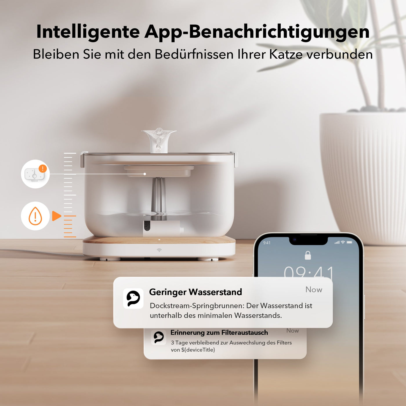 Dockstream Intelligenter Katzenbrunnen