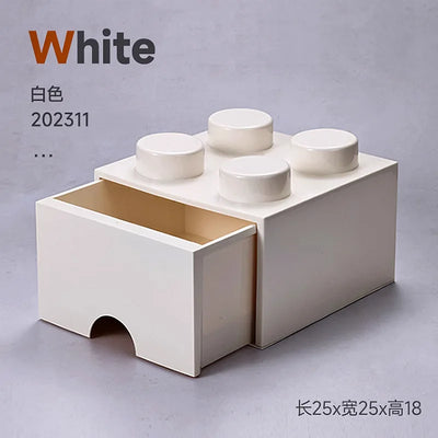 Dopamin Lego-Aufbewahrungsbox aus Bausteinen, Wohnzimmerdekoration, Beistelltisch, Wohnzimmer, Aufbewahrung