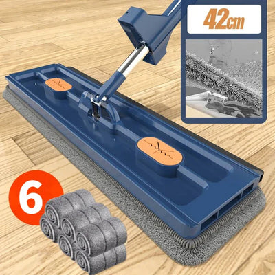 FlexiMop™ – 360° Wischmopp mit selbstwringendem Stiel