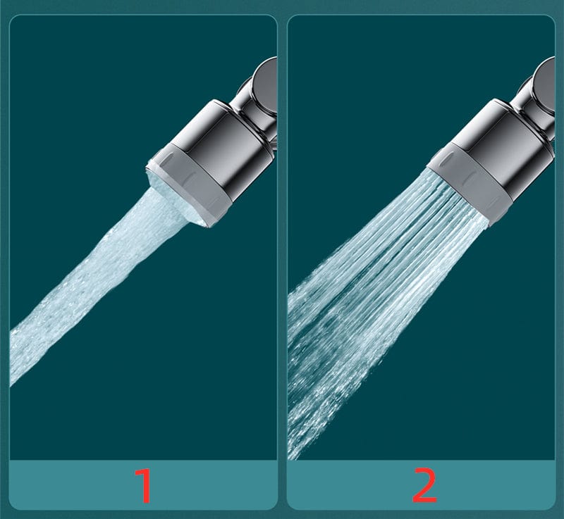 Rotierender Wasserhahn-Aufsatz für einfaches Reinigen