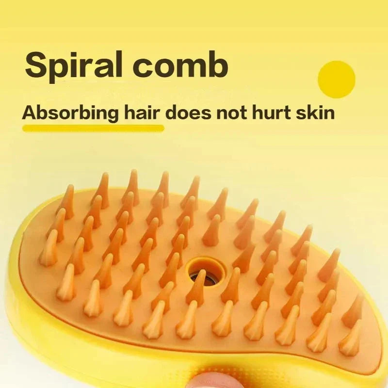 3-in-1 Steamy Katzenbürste