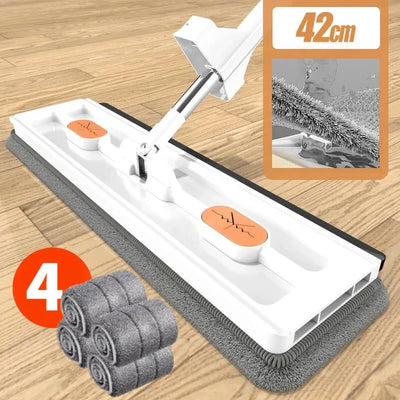 FlexiMop™ – 360° Wischmopp mit selbstwringendem Stiel