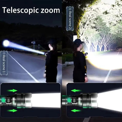 Ultrahelle LED-Taschenlampe – Für Outdoor & Notfälle