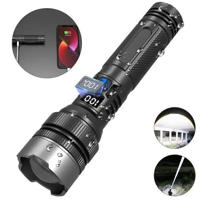 Ultrahelle LED-Taschenlampe – Für Outdoor & Notfälle