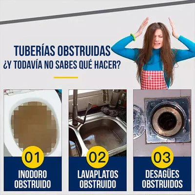 Kaufe 1 und erhalte 2 🌀 Wild Tornado – Rohrreiniger für Abflüsse, Toiletten und Waschbecken