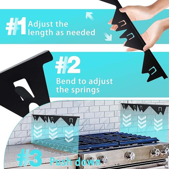 🔥HOT SALE 49% OFF🎁Retractable Stainless Steel Stove Gap Covers
