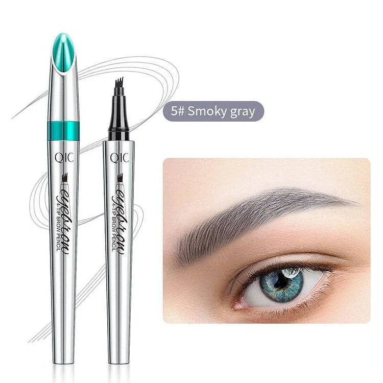 3D Wasserdichter Microblading Augenbrauenstift mit 4-Zack-Spitze – Tattoo-Effekt