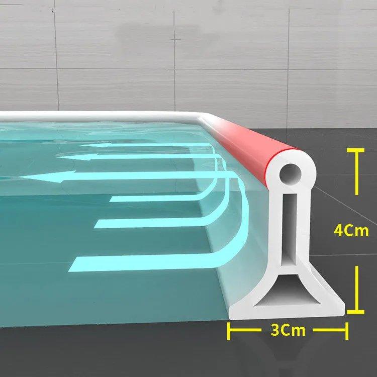 Flexible Wasserstoppbarriere für die Dusche – Einfache Installation