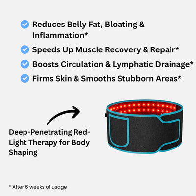 CoreVive™ Rotlicht-Therapie-Gürtel — Natürlich straffen, glätten & die Körpermitte stärken