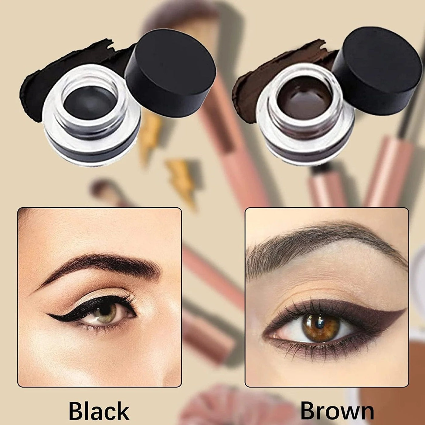 VelvetWing - Perfektes Eyeliner-Creme-Set