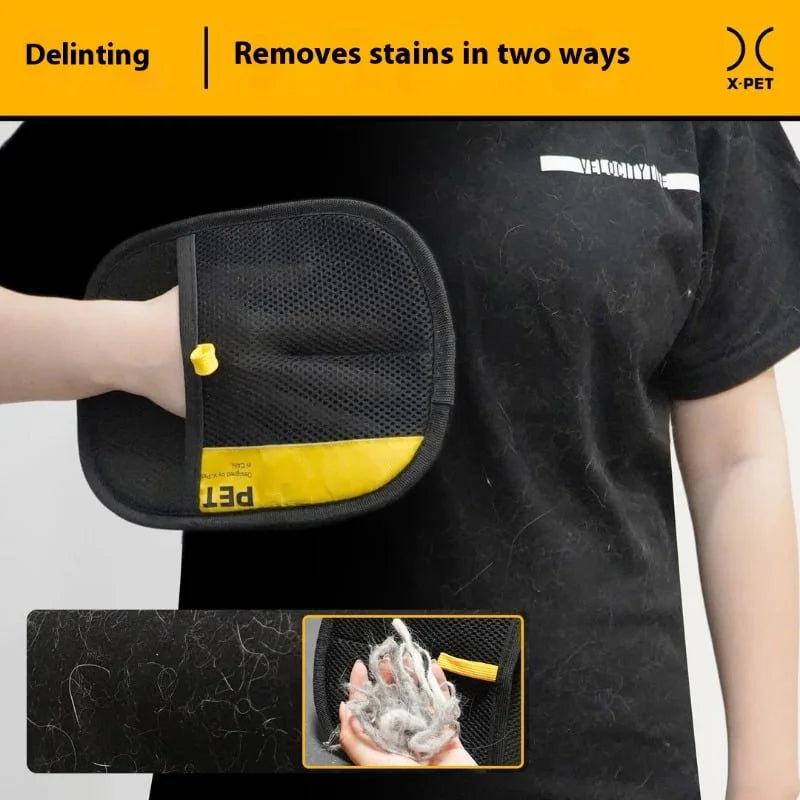 Doppelseitige Fellentfernungs-Handschuhe