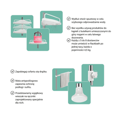 RACKBATH® – SCHLUSS MIT KLEINEN UND UNORDENTLICHEN BADEZIMMERN