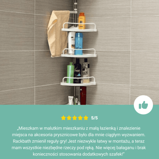 RACKBATH® – SCHLUSS MIT KLEINEN UND UNORDENTLICHEN BADEZIMMERN