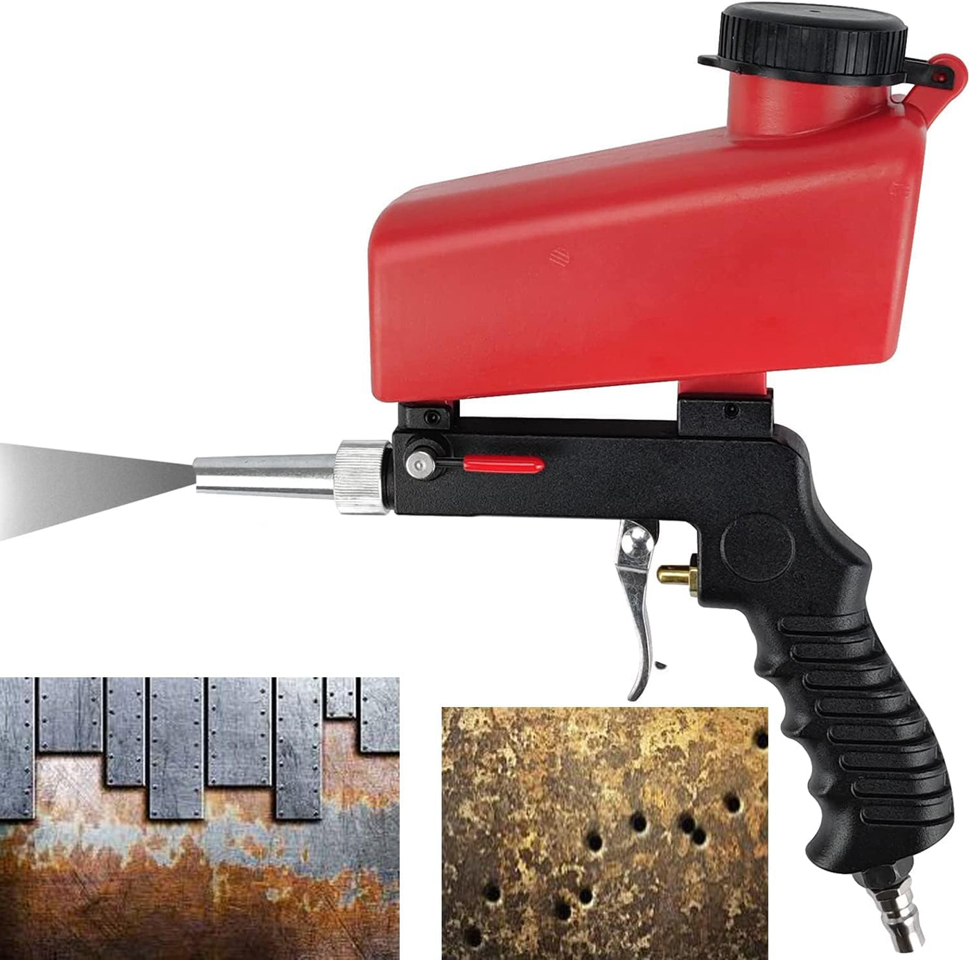 🔥Sommer-Hot-Sale-Aktion – 49 % RABATT✨ – Tragbare pneumatische Sandstrahlpistole