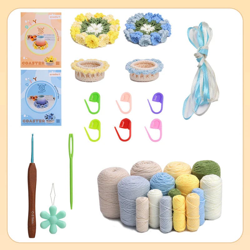 🎁Handgemachte DIY-Maiglöckchen-Untersetzer – Beim Kauf erhalten Sie ein kostenloses Anleitungsbuch!