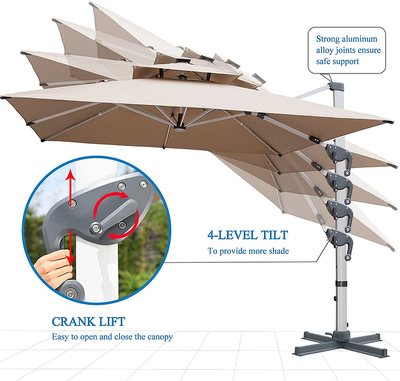 🔥Bestellen Sie noch heute und sichern Sie sich Sonderrabatte🔥 – Outdoor Solar LED Ampelschirm für die Terrasse