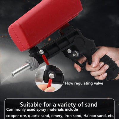 🔥Sommer-Hot-Sale-Aktion – 49 % RABATT✨ – Tragbare pneumatische Sandstrahlpistole