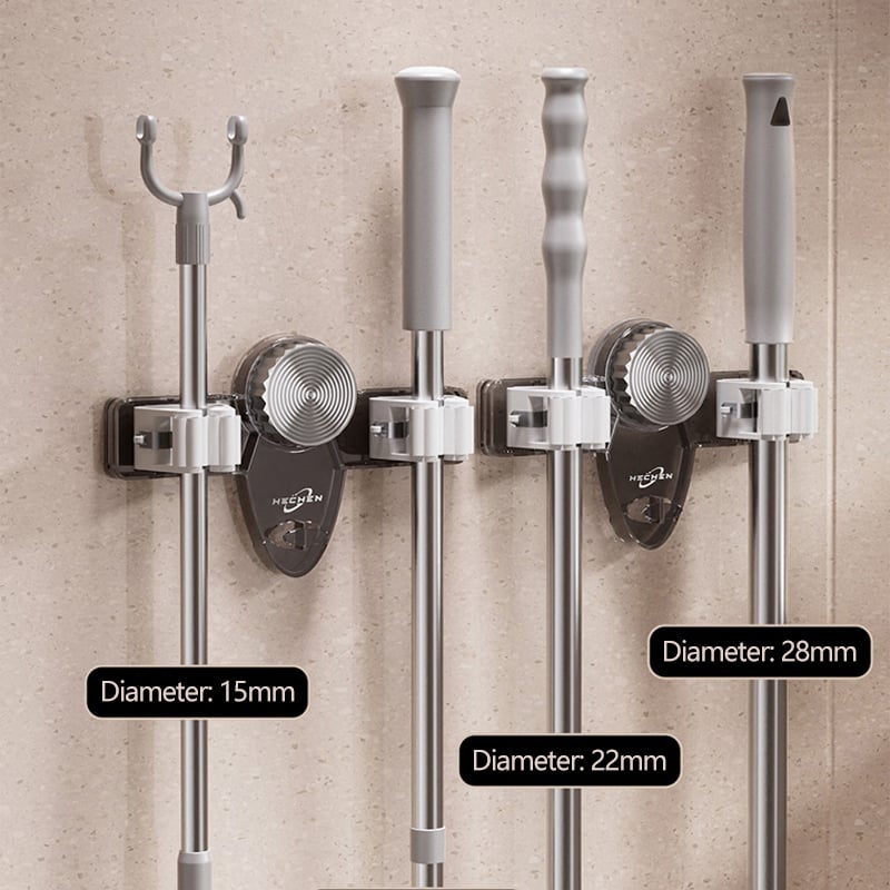 TidyGrip – Schwerlast-Besen- & Mopphalter