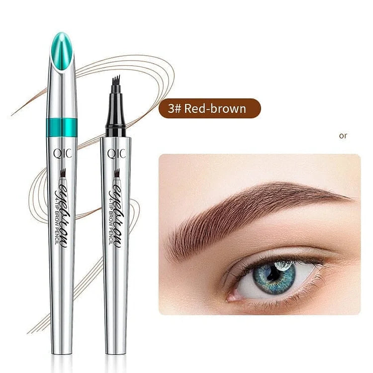 3D Wasserdichter Microblading Augenbrauenstift mit 4-Zack-Spitze – Tattoo-Effekt