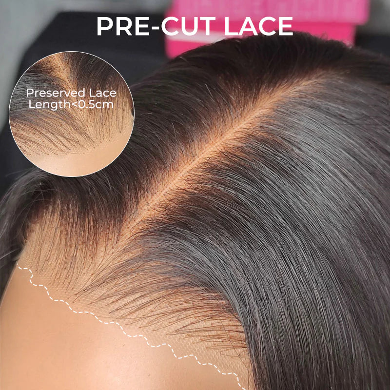 ISEE M-Cap Wear & Go Perücke – 9x6 HD Lace Glueless Perücke mit seidig glattem Haar, vorgebleicht & mit feinen Knoten