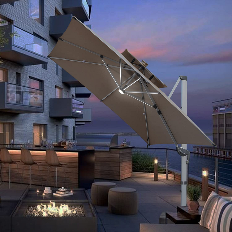 🔥Bestellen Sie noch heute und sichern Sie sich Sonderrabatte🔥 – Outdoor Solar LED Ampelschirm für die Terrasse