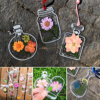 EverBloom Lesezeichen-Set mit getrockneten Blumen