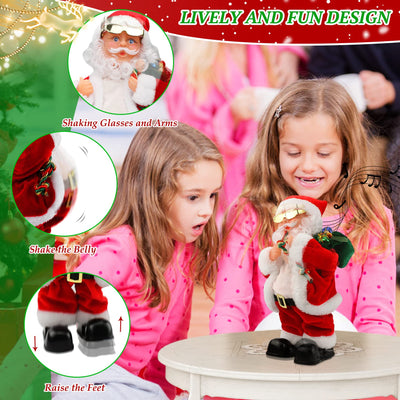 Elektrischer Tanzender Musik-Weihnachtsmann