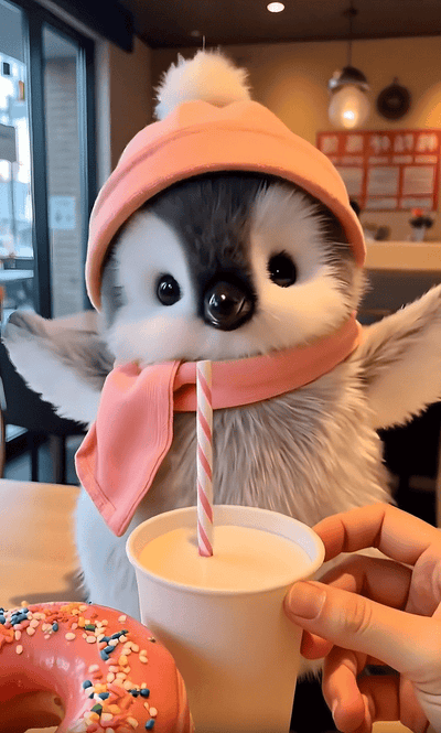 🐧🐧Super realistischer Plüsch-AI-Pinguin🐧🐧