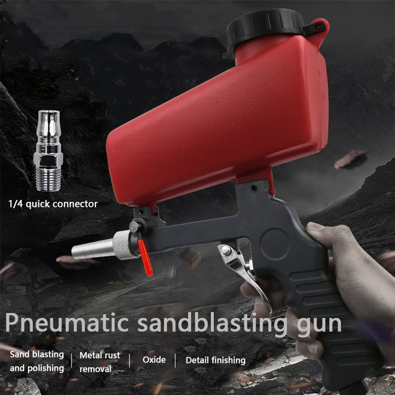 🔥Sommer-Hot-Sale-Aktion – 49 % RABATT✨ – Tragbare pneumatische Sandstrahlpistole
