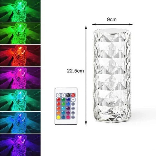 USB-KRISTALLLAMPE MIT 16 FARBEN