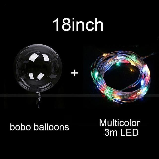 Wiederverwendbare LED-Luftballons für Geburtstagsfeiern, Hochzeiten und Abschlussbälle