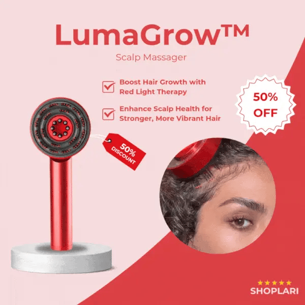 50% RABATT🔥 I LumaGrow™ Kopfhautmassagegerät