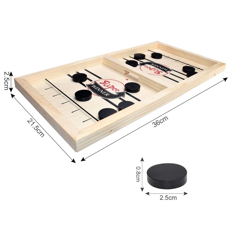 Holz-Hockey-Spielbrett