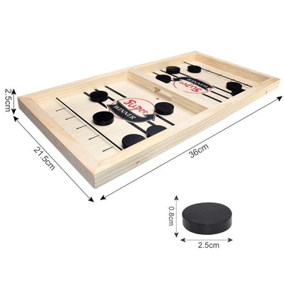 Holz-Hockey-Spielbrett